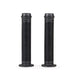 WETHEPEOPLE HILT XL Grip black rubber bike grips with flange and ribbed design, 160mm long