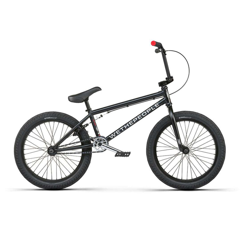 WETHEPEOPLE CRS 20" FC black BMX bike with sealed Salt Pro freecoaster rear hub and Salt AM front hub, designed for street riding