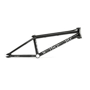 Wethepeople Prodigy 18 inch BMX frame in black with lightweight butted Japanese 4130 chromoly tubing and responsive geometry designed for young riders