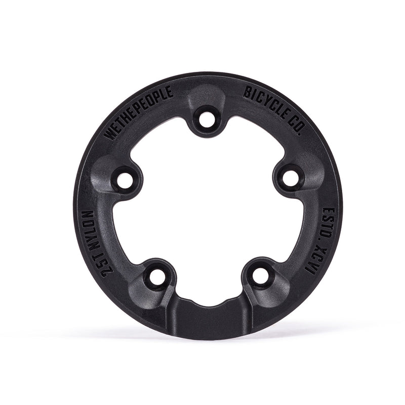 WETHEPEOPLE PARAGON GUARD black 10mm nylon fiberglass sprocket protector with five-bolt interface