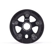 WETHEPEOPLE PARAGON GUARD black 25T CNC alloy sprocket with nylon fiberglass guard and 5-bolt durability design