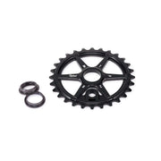 WETHEPEOPLE PATROL SPROCKET black CNC 6061-T6 alloy bike sprocket with adapters for chain fitting