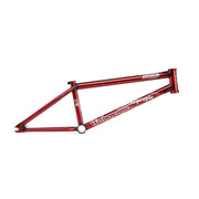 WETHEPEOPLE TRIGGER FRAME red BMX frame with adaptive geometry and durable Japanese 4130 crmo tubing