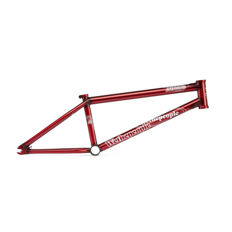 WETHEPEOPLE TRIGGER FRAME red BMX frame with adaptive geometry and durable Japanese 4130 crmo tubing
