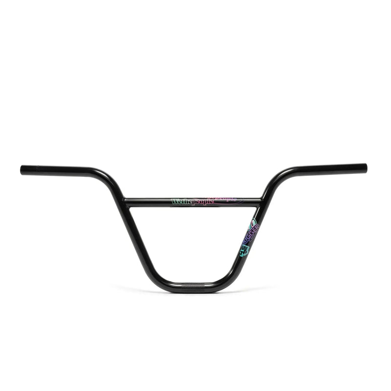WETHEPEOPLE TRIGGER BAR black BMX handlebar with dual rise options and reinforced 4130 chromoly tubing
