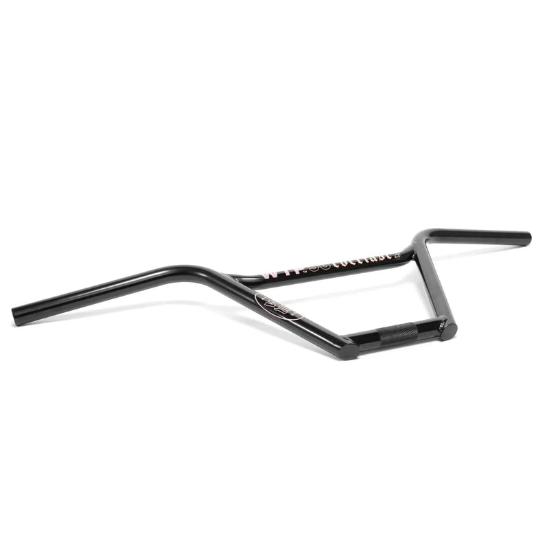 WETHEPEOPLE EVERLAST BAR black BMX handlebar with kinked crosstube and durable 4130 crmo tubing, 9.37" rise and 29.6" width