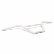 WETHEPEOPLE EVERLAST BAR white BMX handlebar with kinked cross tube and durable 4130 chromoly tubing design