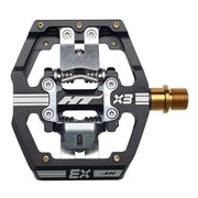 HT COMPONENTS X3T clipless mountain bike pedal with CNC aluminum body and titanium axle