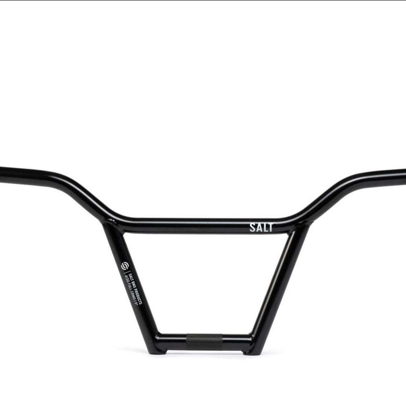 Salt Classic 4-piece full chromoly BMX handlebar in black with 9-inch height and 29.5-inch width