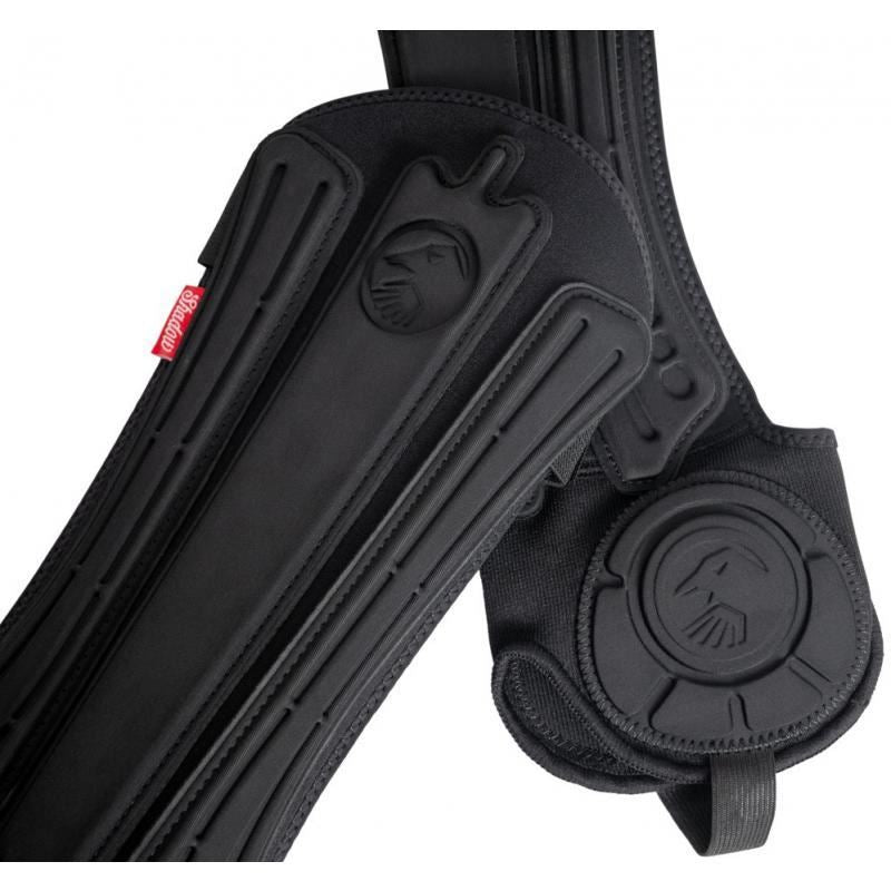 SHADOW Invisa-Lite Jr Shin / Ankle Combo - Black