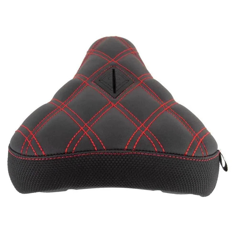 ALIENATION GRIPPER SEAT with fat padding and red stitching for maximum biking comfort and control