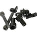 ALIVE INDUSTRY REMOVABLE BRAKEMOUNTS replacement thread-on U-brake mounts kit for Alive frames in black