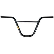 Black Animal Liberty Handlebar with 9 to 9.5 inch rise, 12 degree backsweep, 1 degree upsweep, and 29 inches width made from multi-butted chromoly.