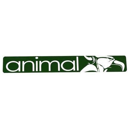 Animal Street sticker with green background and white text and graphic design