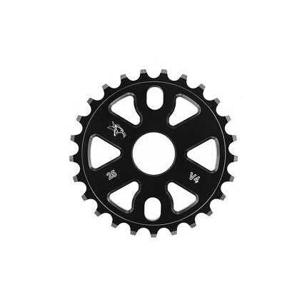 Black Animal V4 sprocket gear for bikes with 28 teeth and precision design