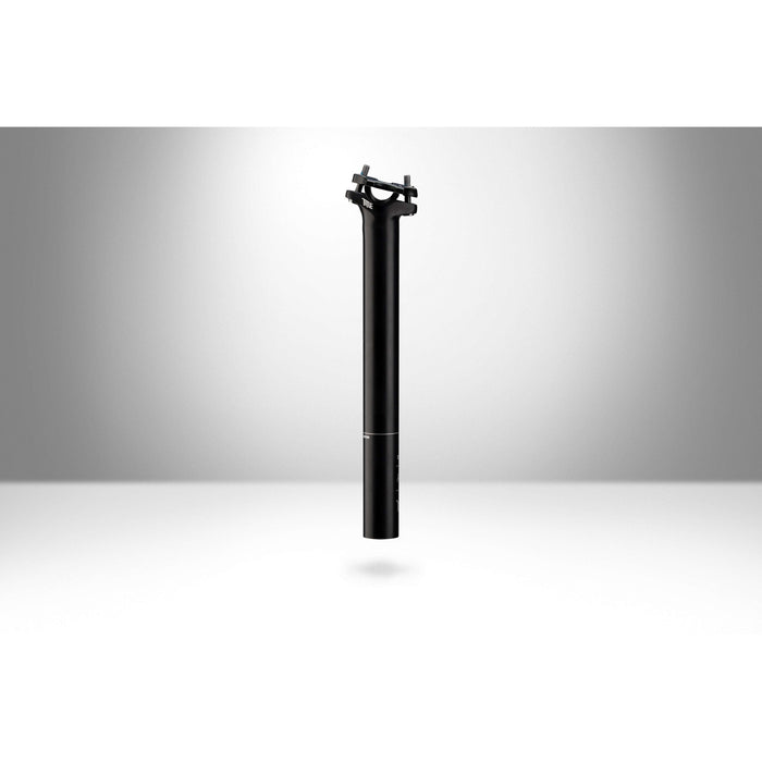 Black MTB AP1 Seatpost made of Alloy 2014-T66 with 300mm length and multiple diameter options for downhill and freeride biking.