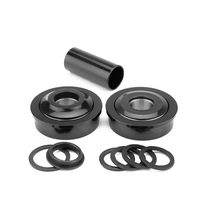 MISSION American size bottom bracket set with sealed bearings, aluminum cups, spacers, and washers