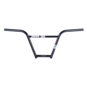 Black CULT HEAVEN'S GATE heat-treated chromoly BMX handlebar with 28-inch width and upsweep design