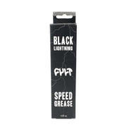 Cult Black Lightning assembly grease in black packaging for bike lubrication and friction reduction.