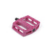 Pink BSD SAFARI Pedal made of tough nylon fiberglass with multiple grip pins and heat-treated axle, designed for durability and optimal grip.