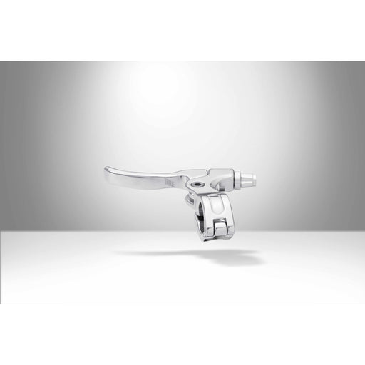 Silver MTB G1 brake lever with short design and adjustable position for dirt jump and street use