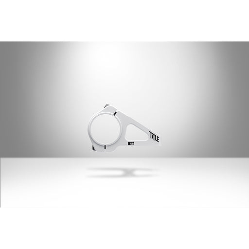 Glossy white MTB DM1 Stem with 35mm clamp for downhill and freeride mountain bikes.