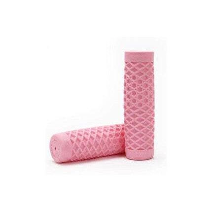 Pink CULT VANS WAFFLE CRUISER grips with waffle sole pattern for bike handlebars