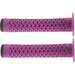 Purple Cult VANS waffle grips with flange for BMX handlebars designed with soft Krayton rubber