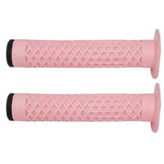 Pink Cult VANS waffle grips with flange featuring waffle texture for BMX handlebars