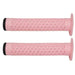 Pink Cult VANS waffle grips with flange featuring waffle texture for BMX handlebars