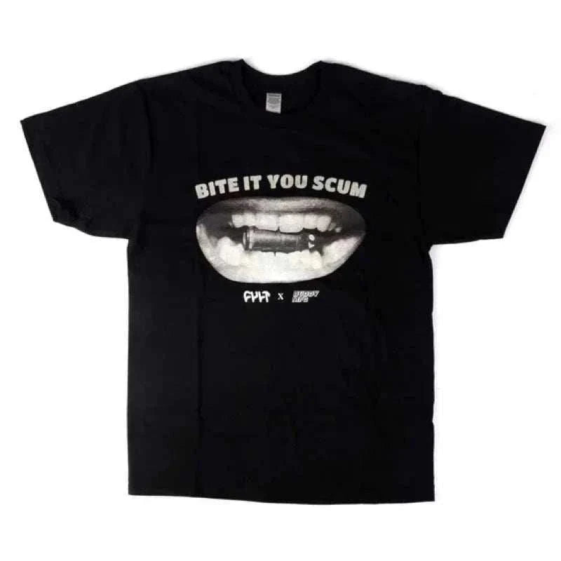 People's Store CULT X BUDDY MFG “BITE IT”  T-SHIRT