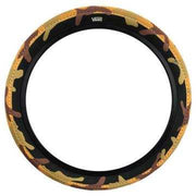 CULT VANS WAFFLE 16x2.3 tire with classic waffle tread pattern, camo design, lightweight and high-pressure sidewalls