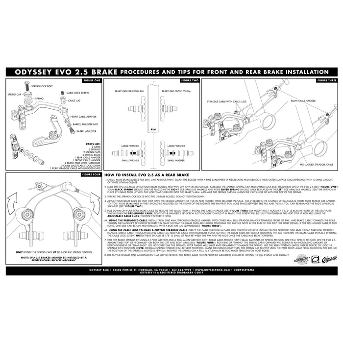 ODYSSEY EVO 2.5 U-BRAKE KIT