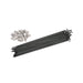 ODYSSEY 14G SPOKES black stainless steel BMX spokes with silver nipples set