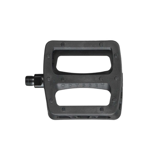 ODYSSEY TWISTED PRO black nylon composite bike pedal with slim profile and loose-ball bearing system