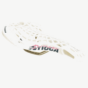 White TIOGA D-SPYDER ORIGINAL bike seat with carbonite composite shell and chromoly rails for lightweight durability and ergonomic comfort