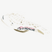 White TIOGA D-SPYDER ORIGINAL bike seat with carbonite composite shell and chromoly rails for lightweight durability and ergonomic comfort