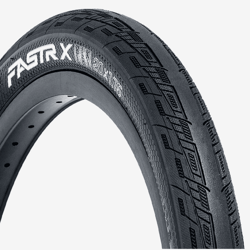 TIOGA FASTR X versatile black label bike tire with Nano Knobs and high-pressure 110 PSI coating