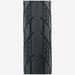 Close-up of TIOGA SPECTR TIRE showing rounded tread with GripPod clusters and deep grooves for enhanced cornering grip.