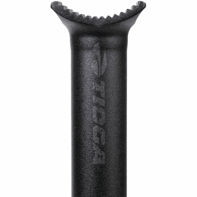 Tioga T-Bone black CNC-machined aluminum pivotal BMX seatpost 320mm length