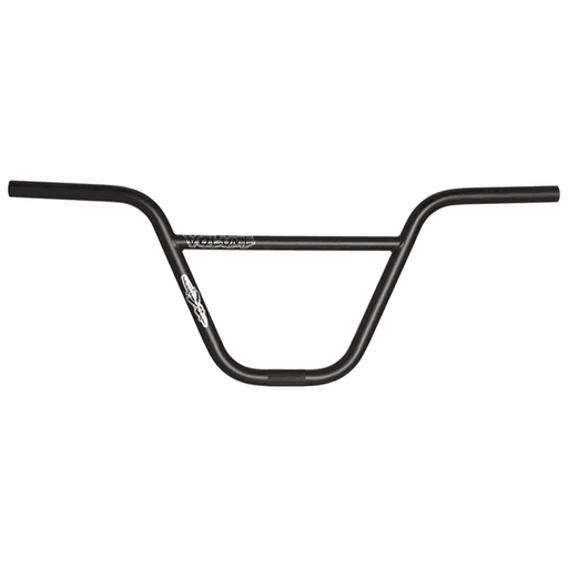 Volume Bikes "Shun" BMX Bar black 29-inch wide 4130 CrMo heat-treated handlebar with 12° backsweep and 2-piece design for BMX street and trail riding