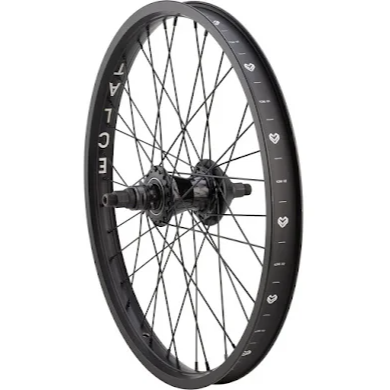 ÉCLAT CAMBER FREECOASTER black 20-inch rear BMX wheel with Cortex hub and stainless steel spokes