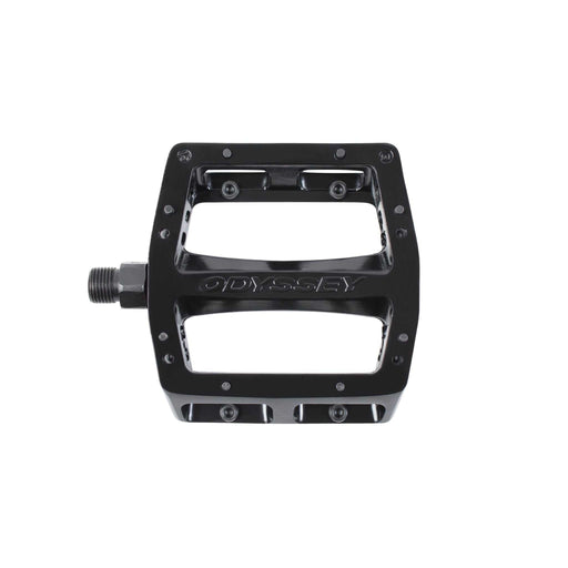 Odyssey Trailmix sealed bearing aluminum platform pedal with concave grip and replacement pins
