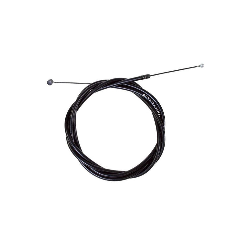 Odyssey SLS Linear Slic Kable high-performance black BMX brake cable with low-friction coating and factory-installed volcano ferrules.