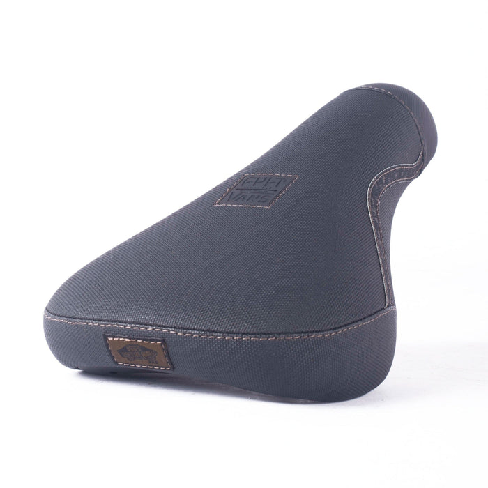 CULT x VANS BMX bike seat designed like Old Skool Pro Shoe in black fabric with stitched details