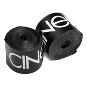 Two black rolls of CULT STACK RIM TAPE with white branding text