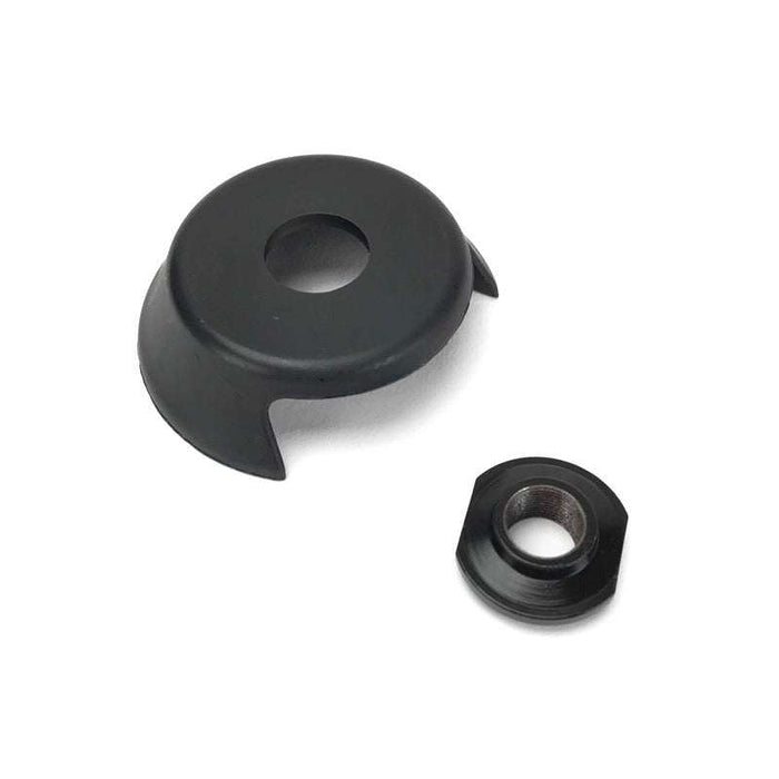 CULT CREW FREECOASTER black nylon press-on hub guard and replacement hub lock for drive side and non-drive side hubs