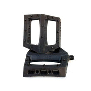 Black PRIMO TURBO PEDAL with thermo-plastic body and Crmo axle for BMX bikes.