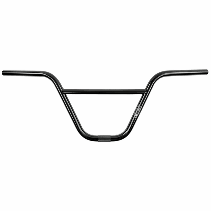 KINK HULK 2PC HANDLEBAR black 10-inch rise 30-inch width 4130 chromoly steel BMX handlebar