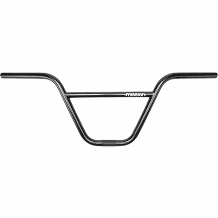 KINK HULK 2PC HANDLEBAR black 10-inch rise 30-inch width 4130 chromoly BMX handlebar